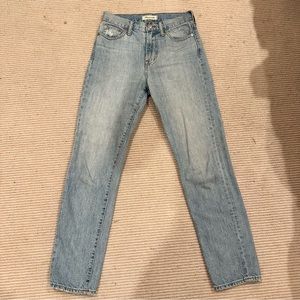 Madewell light washed jeans